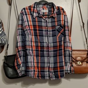Ava and viv plaid shirt